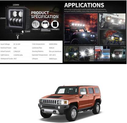 PRTEK LED Cargo Area Light for GM Hummer H2