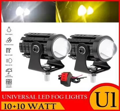 SOWME LED Fog Lamp Unit for Universal For Car, Bajaj, Hero, Honda, KTM, Royal Enfield, Suzuki, TVS, Tata, Toyota, Yamaha, Mahindra 3 Series, 4 Series, 5 Series, 6 Series, 7 Series