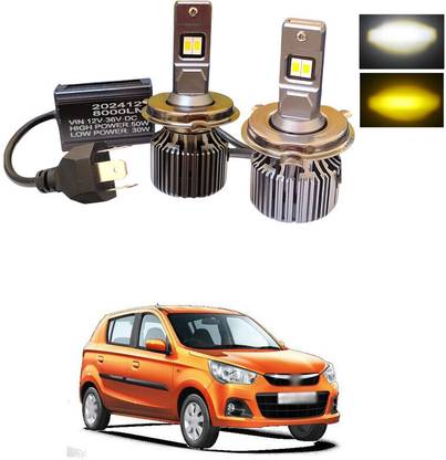 LOVMOTO H4 Fitting 100w Led Headlight Bulb Dual Color with flashingHeadlamp Bulb sg161 Car Fancy Lights