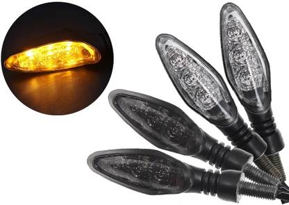 GONAMA Unbreakable Waterproof Quality Rubber KTM Style Indicators Headlight Car, Motorbike LED (12 V, 20 W)