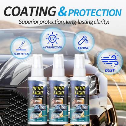 Shineshake Newly Car Headlight Polishing Kit | Car Headlight Cleaner Repair Set Headlight Cleaning Kit