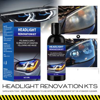 ClariTech OptiClear Headlight Restorer – Smart Formula for Deep Clarity Headlight Restore Kit