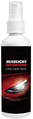 Zinnia Headlight Restoration Spray, Uv Protection Polish for Car Headlamps Headlight Cleaning Kit