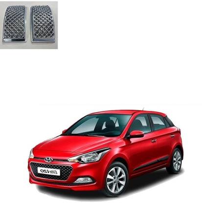 Suma Cart Side Indicator/Lamp Chrome Jaali Universal Fit for Hyundai i20 Elite (Set of 2) Headlight Frame Support