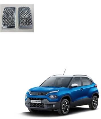 Suma Cart Side Indicator/Lamp Chrome Jaali Universal Fit for Tata Punch(Set of 2) Headlight Frame Support