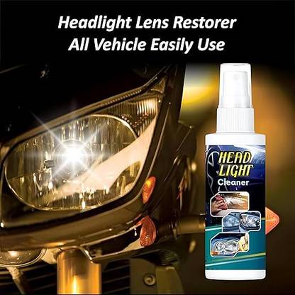 SCENTORA Headlight Lens and Glass Restorer, Cleaner & Shiner for Vehicles Headlight Cleaning Kit