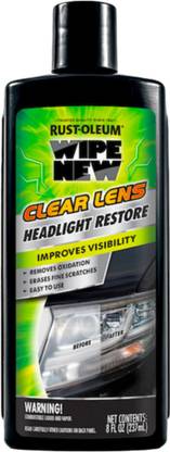 MROkart WIPE NEW 381403 WIPE NEW Clear Lens, 237ml Headlight Restore Kit