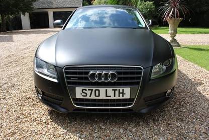 AMAZBIRD Black Matte Vinyl Car Wrap Sheet Roll Film Sticker Decal, Waterproof Car Styling Headlight Vinyl Film