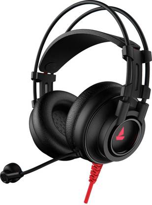 TECHSOFT boAt Immortal IM-200 7.1 Wired Over Ear Headphones Channel USB Gaming Headphone Portable Headphone Amplifier