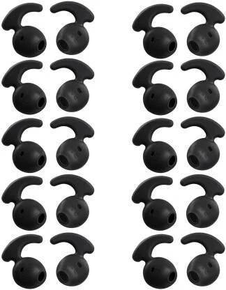 BUMTECH 20 Pcs (10 Pair) Anti-Slip Silicone Replacement Ear Tips U EO-BG920 Bluetooth Earphone (Black) In The Ear Headphone Cushion  (Pack of 20, Black) In The Ear Headphone Cushion (Pack of 20, Black) In The Ear Headphone Cushion