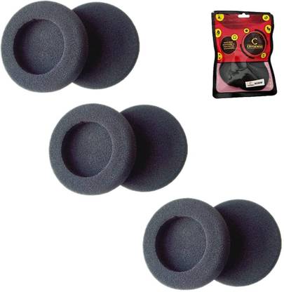 Crysendo Sponge Cushion Pads for 5.4 - 5.8cm Headphone Extra Thick High Density Over The Ear Headphone Cushion