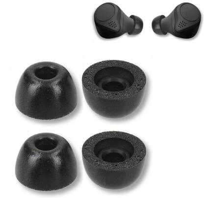Crysendo Memory Foam Eartips for Jabra Elite 75t Earphones In The Ear Headphone Cushion