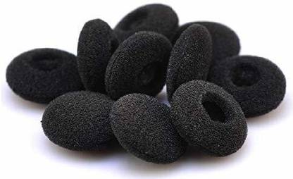 SYGA Foam Ear Pad Replacement Cushions, Headphone Earphone Headset Sponge Covers-18mm / 1.8cm,22 Pcs, Black In The Ear Headphone Cushion