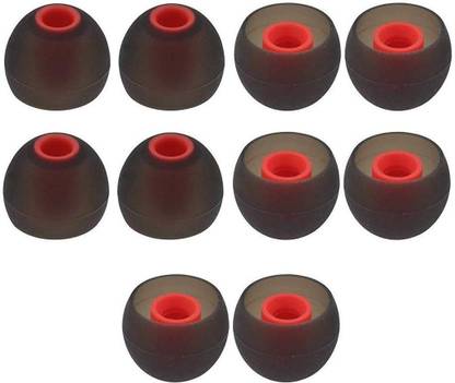 CHARMWAVES 10 Pcs (5 Pairs) Replacement Earbuds Neckband Earphone Ear Tips Buds In The Ear Headphone Cushion
