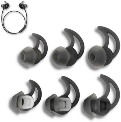 Crysendo Silicone Eartips for QC20, QC20i, QC30, Soundsport SIE2, SIE2i 3 Pairs - S, M, L In The Ear Headphone Cushion