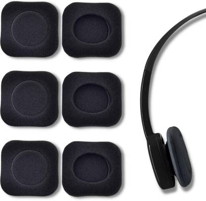Crysendo Square Headphone Sponge for Logitech H130, H150, H151, H250 Headphones Over The Ear Headphone Cushion