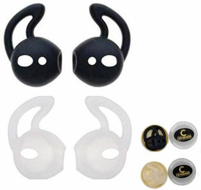 Crysendo Compatible with AirPods | Silicone Earbuds Eartips Earhooks Grip Case Cover In The Ear Headphone Cushion