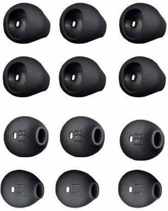 UTM 12 Pcs (6 Pair) Earbuds cover Anti-Slip Silicone Replacement Ear Tips Level U EO-BG920 Bluetooth Earphone (Black) In The Ear Headphone CushionÂ Â (Pack of 12, Black In The Ear Headphone Cushion