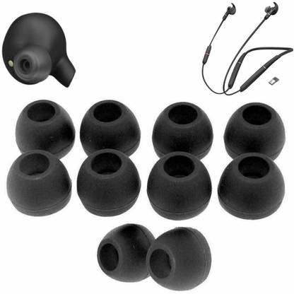 Crysendo Compatible with Jabra Eartips Soft Silicone Rubber Earbuds Tips In The Ear Headphone Cushion