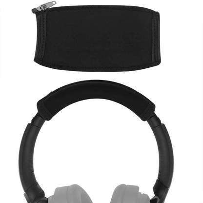 Crysendo Replacement Headphone Headband Cover Flexible Zipper Pad Protector Over The Ear Headphone Cushion