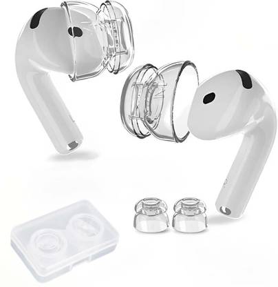 AUDIOCULAR DuoFit Double Flange Silicone Eartips for Air pods 3 & 4 (Medium) In The Ear Headphone Cushion
