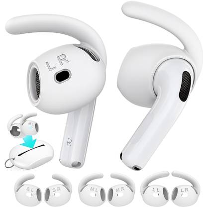 sannidhi Ear Hooks for AirPods 4th Gen 3 Pairs Anti Slip S/M/L In The Ear Headphone Cushion