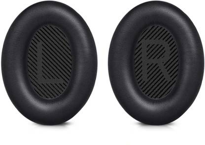 SYGA Headphone Replacement Ear Cushion Pads Compatible with Bose Quiet Comfort QC2 QC15 QC25 QC35 AE2 AE2i AE2 AE2-W (Black) Over The Ear Headphone Cushion