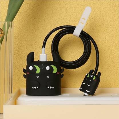 TECHWIND Silicone Press Stud Headphone Case For Compatible With Apple 18/20W Adapter