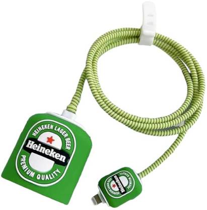 WEI INTERNATIONAL Compatible for iPhone Charger Cover for 18-20W Full Protection CASE HEINEKEN Cable Protector