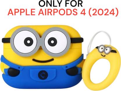 BinkSon Silicone Press Stud Earbuds Case For Apple Airpod 4 Gen (2024)