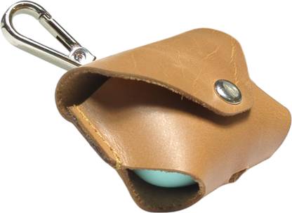 KOLORCASE Leather Press and Release Headphone Case For Boat Airdopes Flex 454 ANC