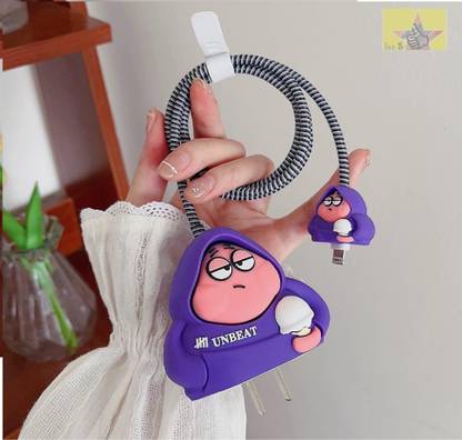 Like Star Silicone Press Stud Headphone Case For Compatible with Apple 20W Adapter