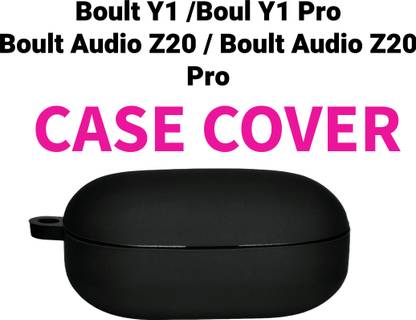 WELCROS Silicone Latch Earbuds Case For Boult Y1, Boult Y1 Pro