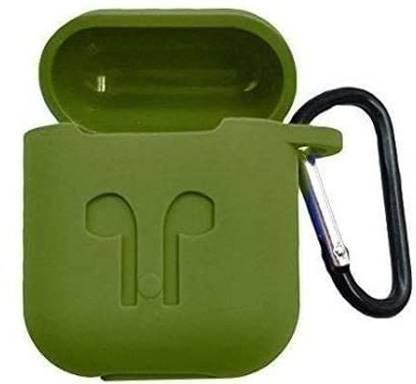 KHR Silicone Press and Release Headphone Pouch For Apple Airpods 1st Generation, Apple Airpods 2nd Generation