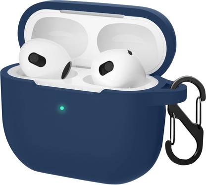 KANSOL Silicone Velcro Earbuds Case For Apple Airpods 4 | Apple AirPods 4th Gen (2024)