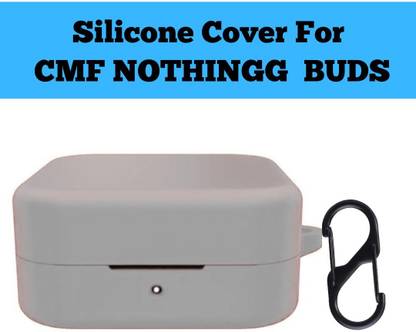 Anvique Silicone Press and Release Earbuds Case For CMF BY NOTHING Buds