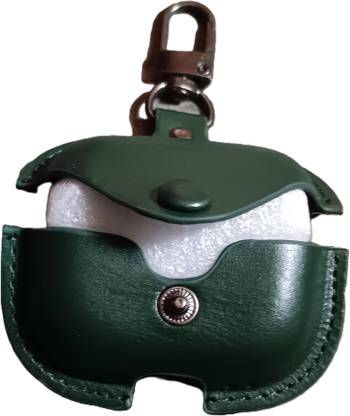 Artienterprises Leather Press Stud Earbuds Case For cases cover