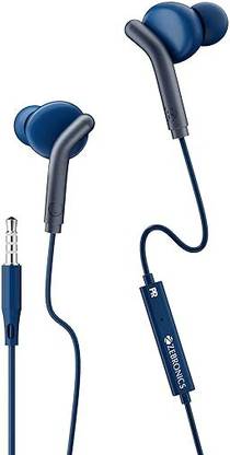 ZEBRONICS ZEB-BRO Wired Earphone (Blue In The Ear) Wired