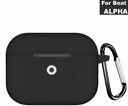 Evaton Silicone Press Stud Earbuds Pouch For Boat Airdopes Alpha