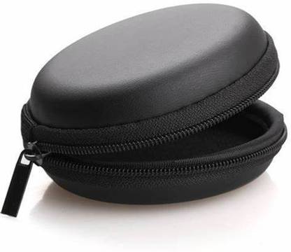 newdera Leather Zipper Headphone Pouch For Universal