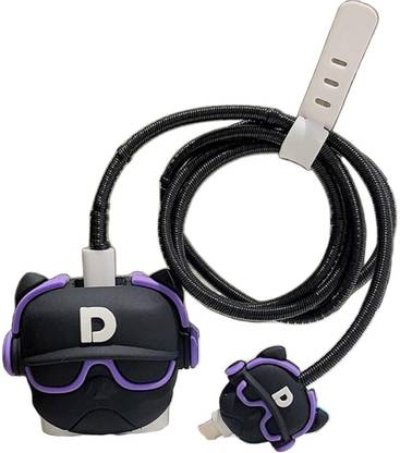 MOBISINGH Silicone Pull String Headphone Case For Compatible with Apple 20W Adapter