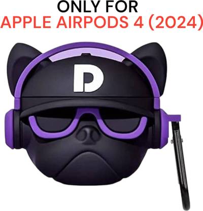 BinkSon Silicone Press Stud Earbuds Case For Apple Airpod 4 Gen (2024)