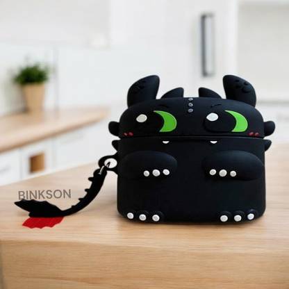 BinkSon Silicone Press Stud Earbuds Case For Apple Airpods Pro 2nd Generation/ Apple Airpods Pro 1st Generation