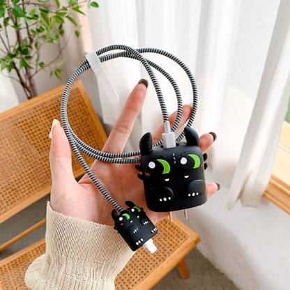 Speeqo Silicone Press Stud Headphone Case For Apple charger cover