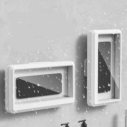DIKPULGROUP Bathroom Wall Mount Phone Holder Case Headphone Stand