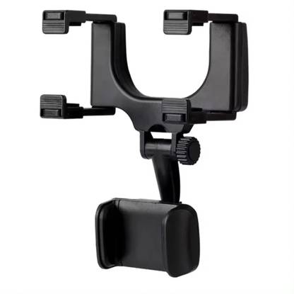 BROP Car Rear View Mirror Mount Mobile Holder for Windshield Supports All Mobiles Headphone Stand