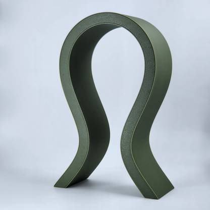 CUBIX3D Minimalist Army Green Headphone Stand | 3D Printed Durable Headset Holder Headphone Stand