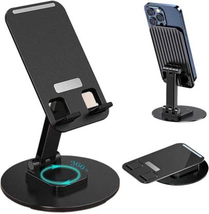 Raazin FOLDING & 360 degree ROTABEL PHONE STAND Headphone Stand