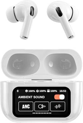 SMARTBEE TouchPods With Touch Screen LED Display ANC/ENC TWS Earbuds Bluetooth