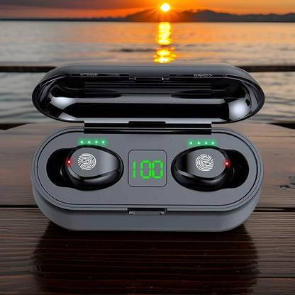 GUGGU G21_F9 48-Hour Playback TWS: HD Sound, Touch Controls, Water Resistant Bluetooth